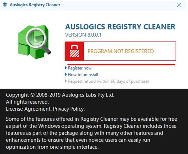 Auslogics Registry Cleaner(注册表清理软件)破解版下载 v8.0.0.1(附破解补丁和教程)