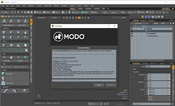 The Foundry MODO破解版 13.2V1下载(附注册机及许可文件)