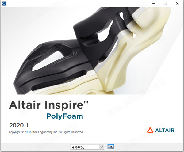 Inspire PolyFoam 2020破解版下载-Altair Inspire PolyFoam 2020.1.0中文破解版下载(附破解补丁)
