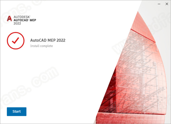 AutoCAD MEP 2022破解补丁-Autodesk AutoCAD MEP 2022激活文件工具下载(附破解教程)