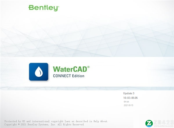 WaterCAD破解版-OpenFlows WaterCAD(水管网建模软件)中文免费版下载 v3.5.0(附破解补丁)