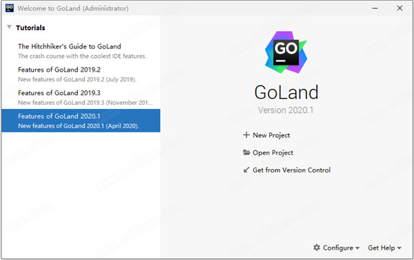 JetBrains Goland 2020.1汉化破解版 64位下载(附激活码及汉化、破解补丁)