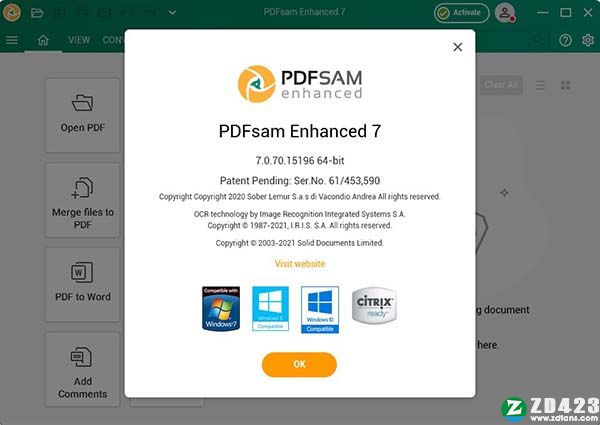 PDFsam Enhanced 7破解版-PDFsam Enhanced 7中文免费版下载 v7.0.1596(附破解补丁)
