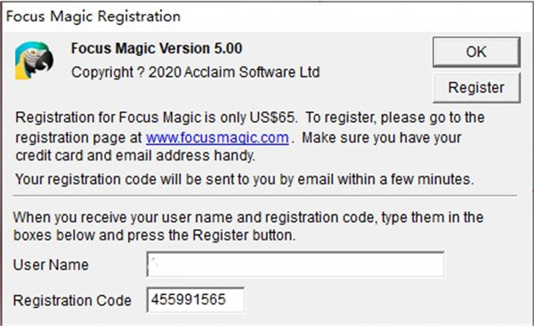 Focus Magic破解版下载 v5.00(附注册码)