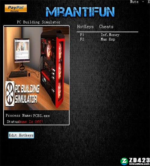 电脑装机模拟器修改器MrAntiFun版-电脑装机模拟器二项修改器 v1.7下载
