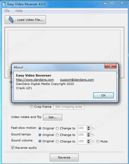 视频倒放软件-Easy Video Reverser破解版下载v4.0.0(附安装教程+破解补丁)