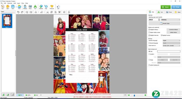 Photo Calendar Creator 16破解版