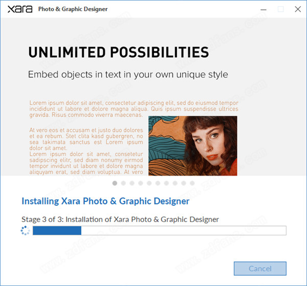 Xara Photo & Graphic Designer 17破解版v17.0.0.58775下载(附破解补丁)