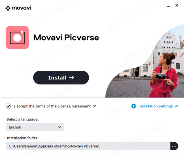 Movavi Picverse中文破解版 v1.0.0下载(附破解补丁)