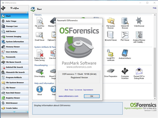 PassMark OSForensicss Pro破解版下载 v7.1(附破解补丁)