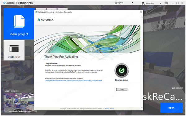 Autodesk ReCap Pro 2020破解版下载(附注册机、序列号及激活教程)