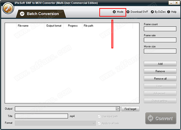 iPixSoft SWF to MOV Converter中文破解版-iPixSoft SWF to MOV Converter激活免费版下载 v4.5.0