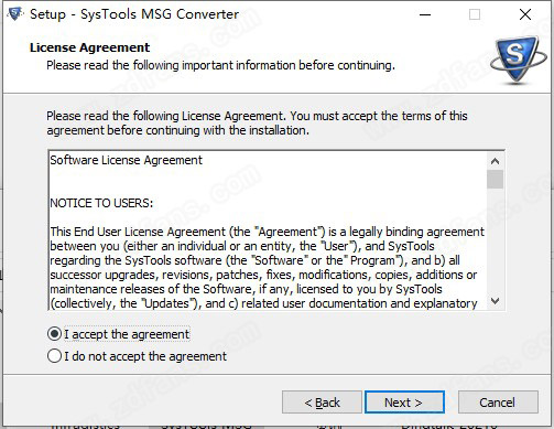 SysTools MSG Converter 7中文破解版下载(附破解补丁)