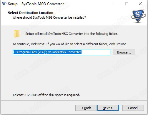 SysTools MSG Converter 7中文破解版下载(附破解补丁)