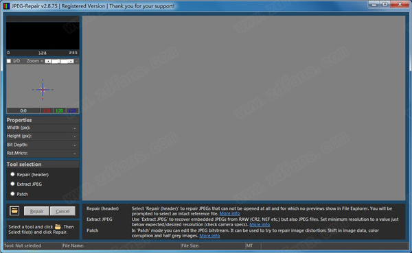 图片修复软件免费版-JpegRepair绿色破解版下载 v2.8.75