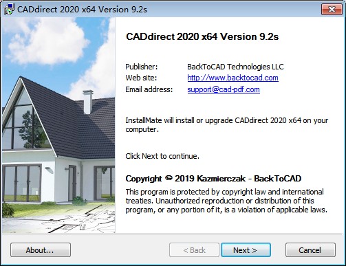 BackToCAD CADdirect 2020破解版