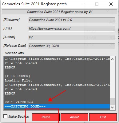 Camnetics 2021注册机-Camnetics Suite 2021破解补丁下载