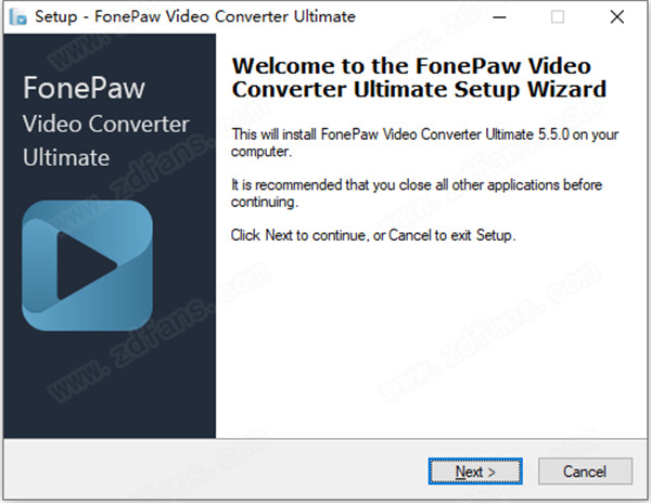 FonePaw Video Converter Ultimate破解版 v5.5.0下载(附破解补丁)