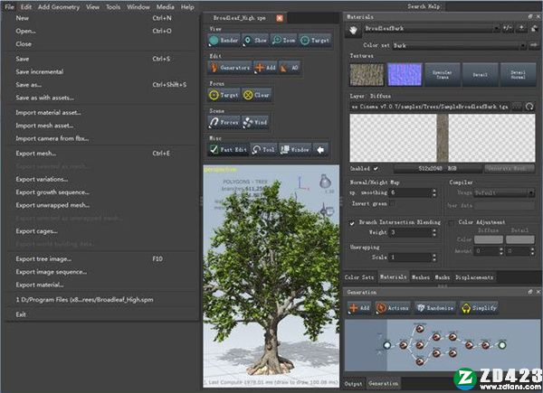 speedtree cinema 7破解版-speedtree cinema 7永久免费版下载 v7.0(附安装教程)