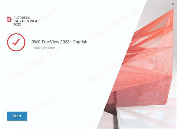 DWG TrueView 2022中文破解版-Autodesk DWG TrueView 2022免费激活版下载(附破解补丁)