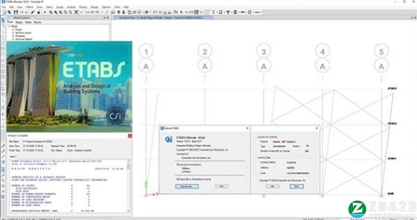 ETABS 19破解版-CSI ETABS 19汉化激活版下载 v19.0.20