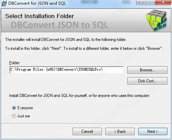 DBConvert JSON to SQL破解版下载 v1.0.0(附安装教程+破解补丁)