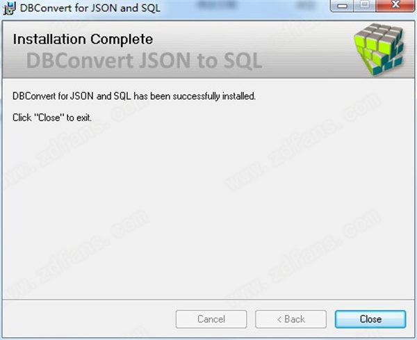 DBConvert JSON to SQL破解版下载 v1.0.0(附安装教程+破解补丁)