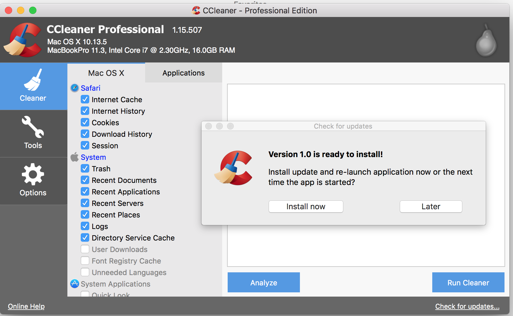 CCleaner Professional Plus 6.10 Mac 1.8 /Win 6.1.7 系统清理软件下载插图