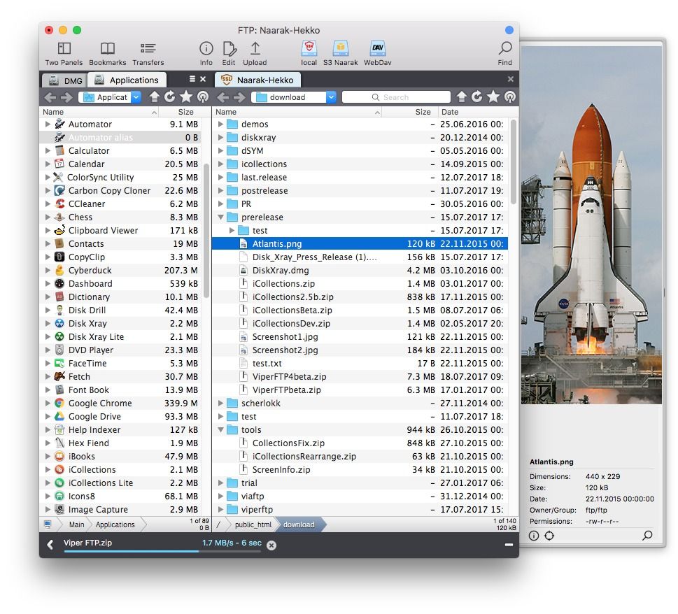 Viper FTP 6.3.7 Mac强大易用的FTP客户端软件下载插图