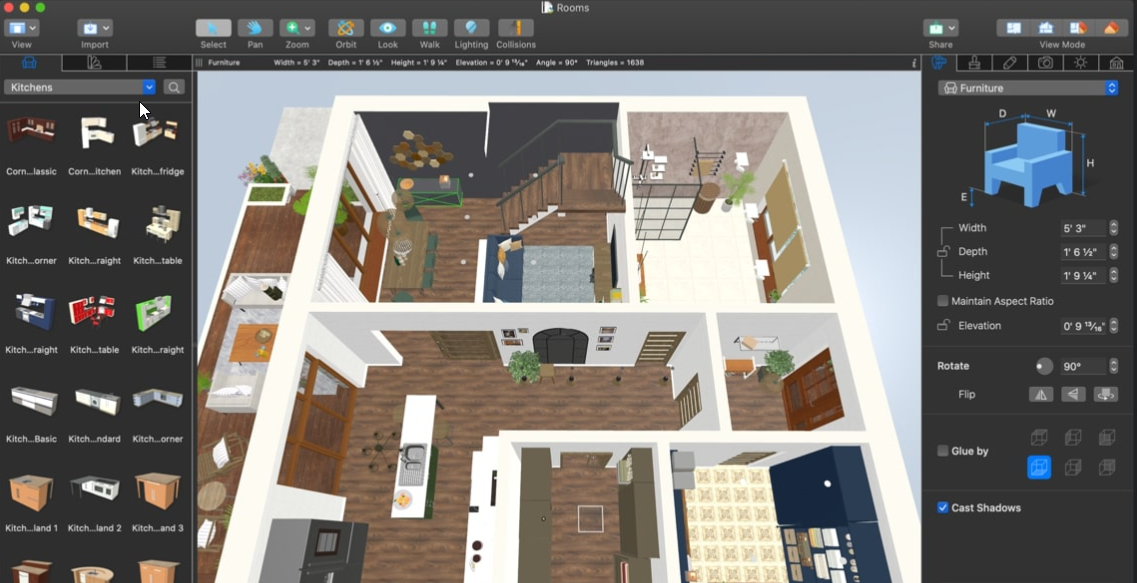 Live Home 3D Pro 4.8.1 Mac 破解版 强大的室内设计软件下载插图
