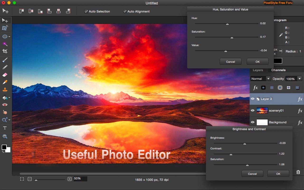 图片编辑Pixelstyle Photo Editor 4.2.1 Mac专业的图像编辑软件 中文破解版下载插图