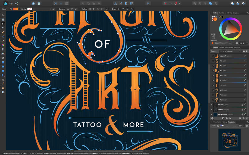 Affinity Designer 2.2.2 破解版 矢量图形设计软件下载插图