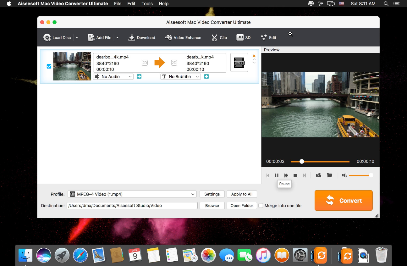 3D 视频转换 Aiseesoft Mac Video Converter Ultimate 10.3.82 Mac下载插图
