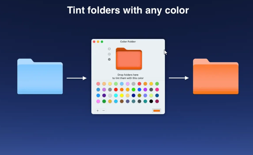 Colorful Folders 3.7 Mac 自定义文件夹颜色下载插图