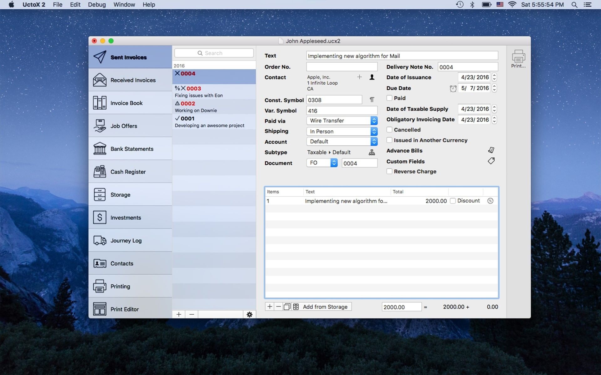 UctoX 2.9.9 Mac发票和财务管理软件下载插图