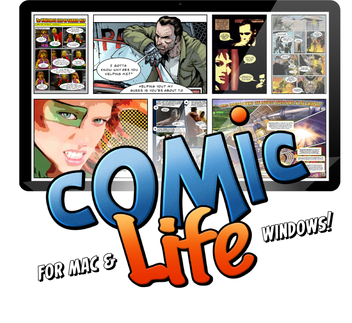 Presenting Comic Life from plasq, for Mac and Windows系统