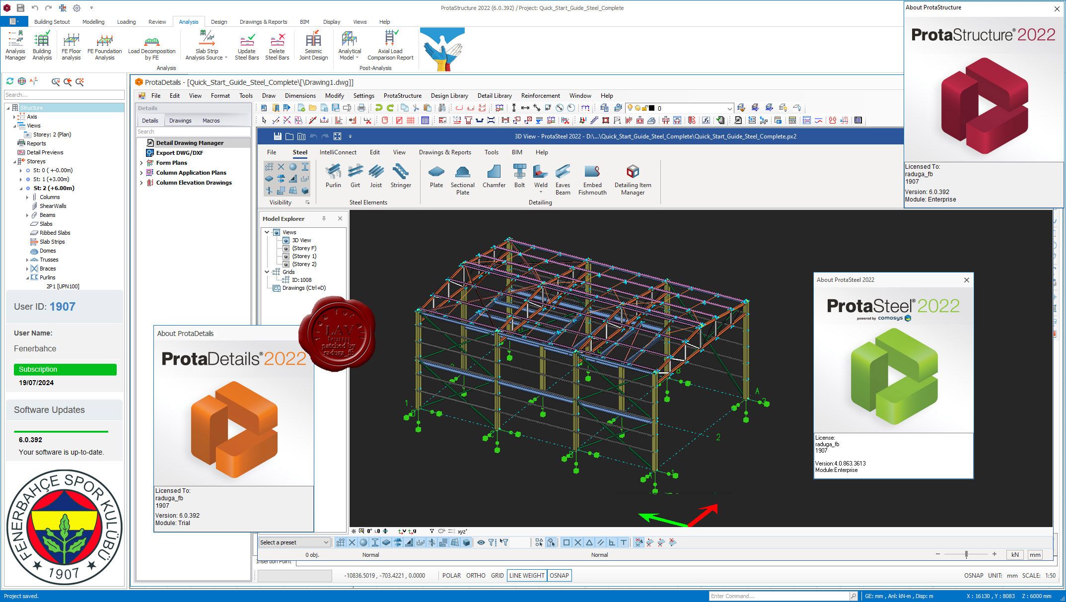 ProtaStructure Suite Enterprise 2022 v6.0.392 Win官方原本+激活补丁下载插图