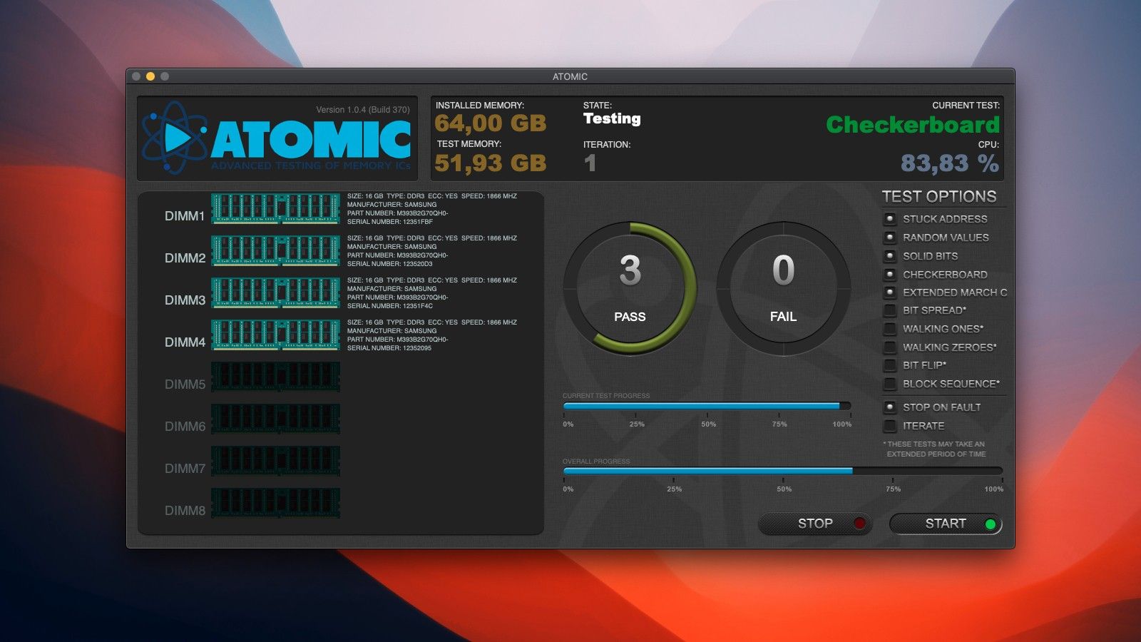 ATOMIC 1.0.4 mac 内存测试工具下载插图