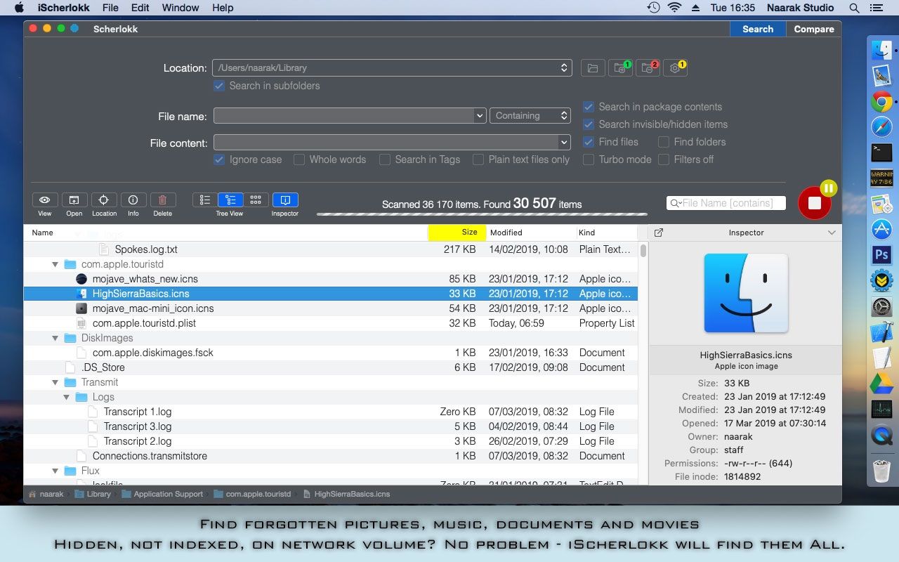 Scherlokk 4.6.3 Mac文件搜索比对软件下载插图