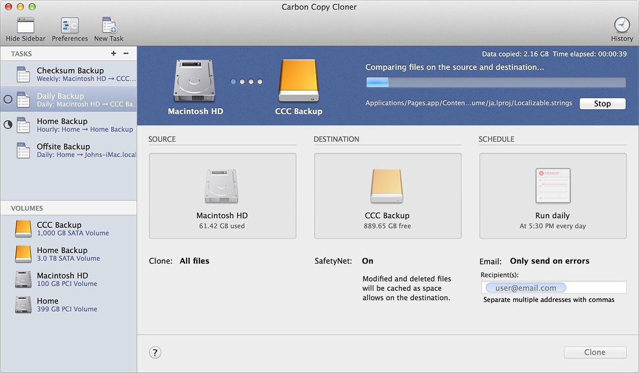 Carbon Copy Cloner 6.1 Fixed for Mac 系统备份还原软件下载插图1