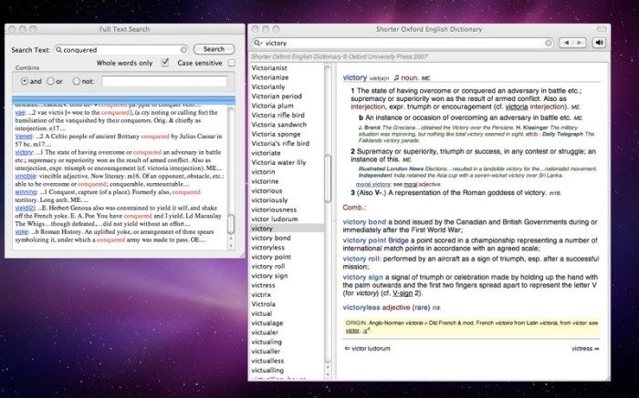 Shorter Oxford English Dictionary 3.80 Mac牛津词典工具下载插图