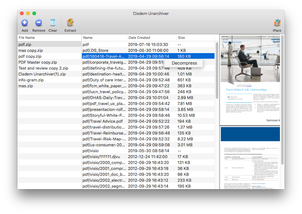 Cisdem Unarchiver 3.0.0 Mac 文件压缩软件下载插图