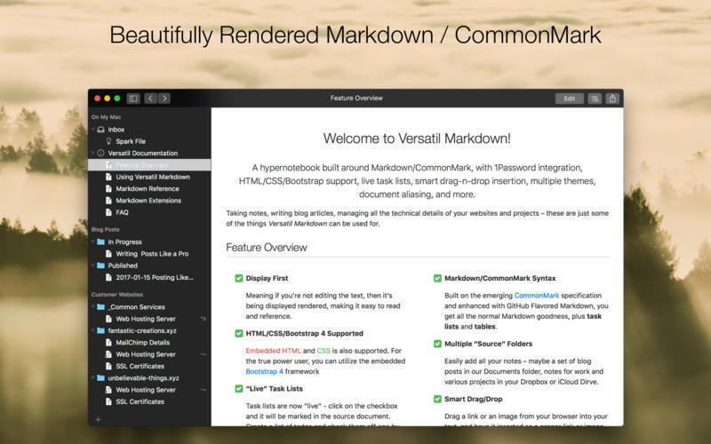 Versatil Markdown 2.0.50 Mac 编辑器软件下载插图
