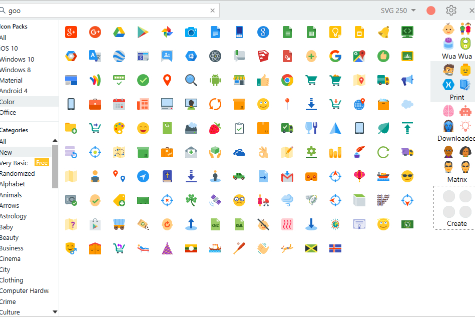 Icons8 5.6.5 Release 2 (56500) Mac 图标打包合集下载插图