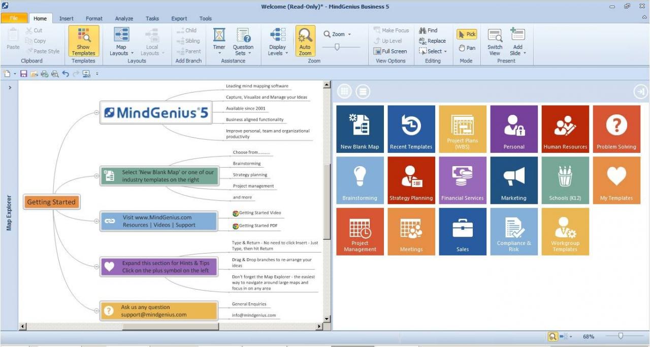 MindGenius Business 2018 v7.0.1.6929强大的思维导图软件下载插图