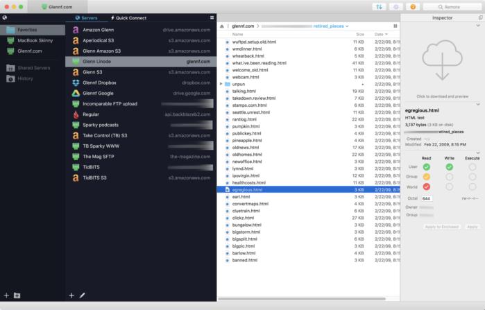 Transmit 5.1.2 for Mac 系统最好的FTP客户端下载插图