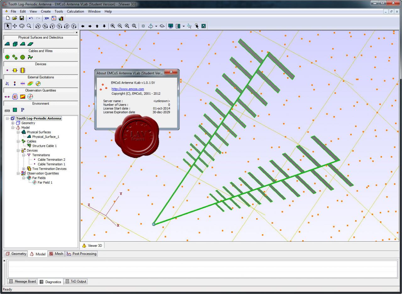 EMCoS Antenna VLab v1.0.1 天线仿真软件 学生版 破解版下载插图