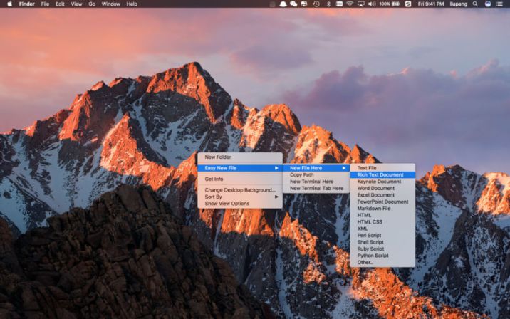 Easy New File for Mac v3.2 右键新建文件扩展下载插图