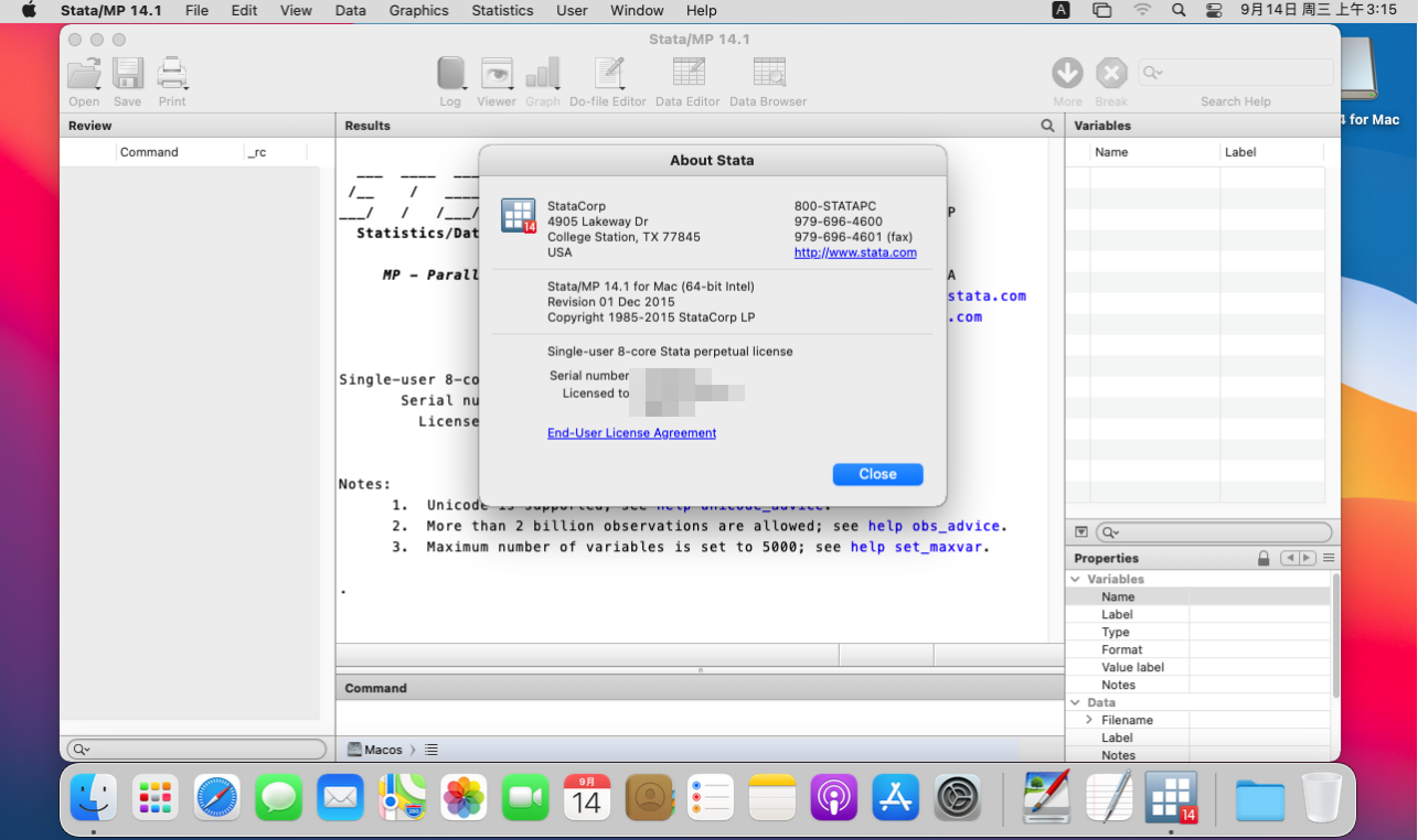 Stata 14 mac 官方原版 Key 序列号 完美破解版 下载插图