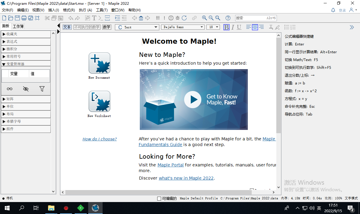 Maplesoft Maple 2022.1 Win/Linux强大的数学软件 多语言中文 安装教程下载插图3